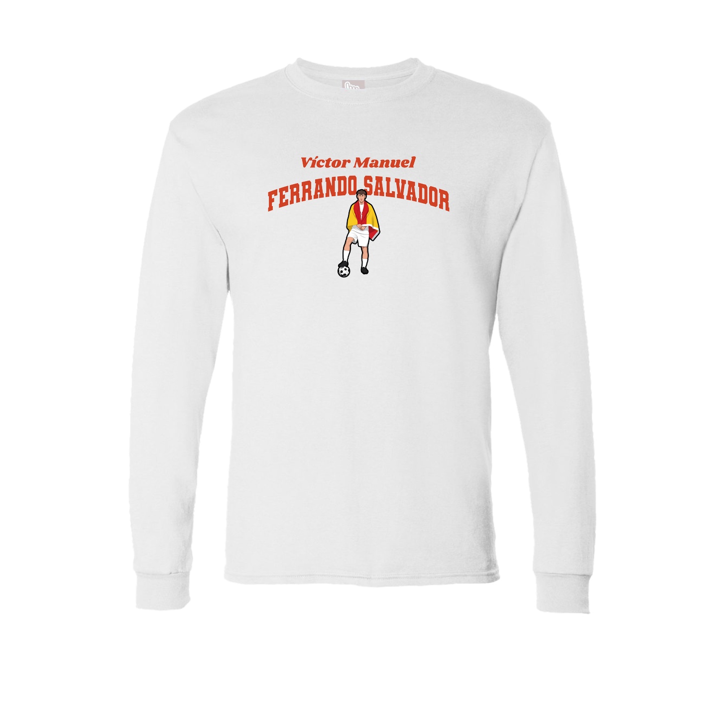 Long Sleeve Tee — Signature Arch in White