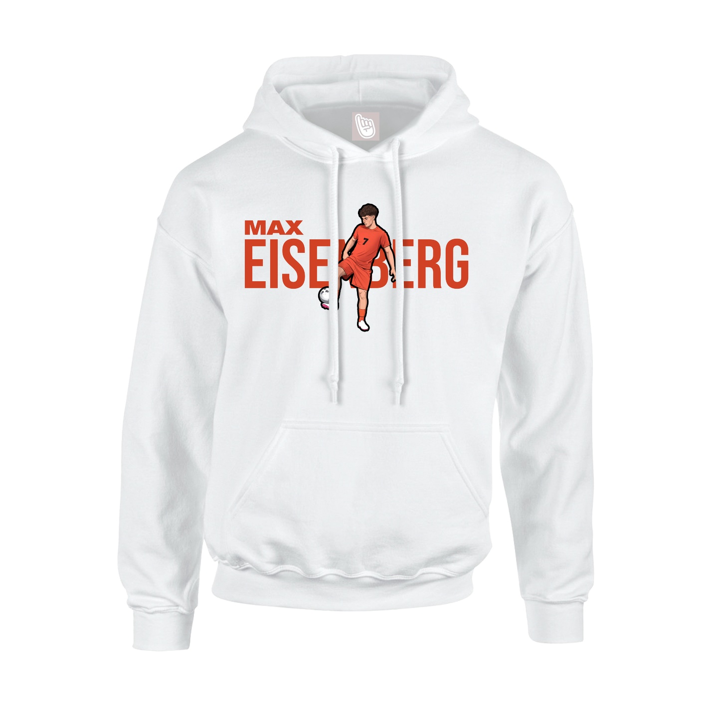 Hoodie — Player Name in White