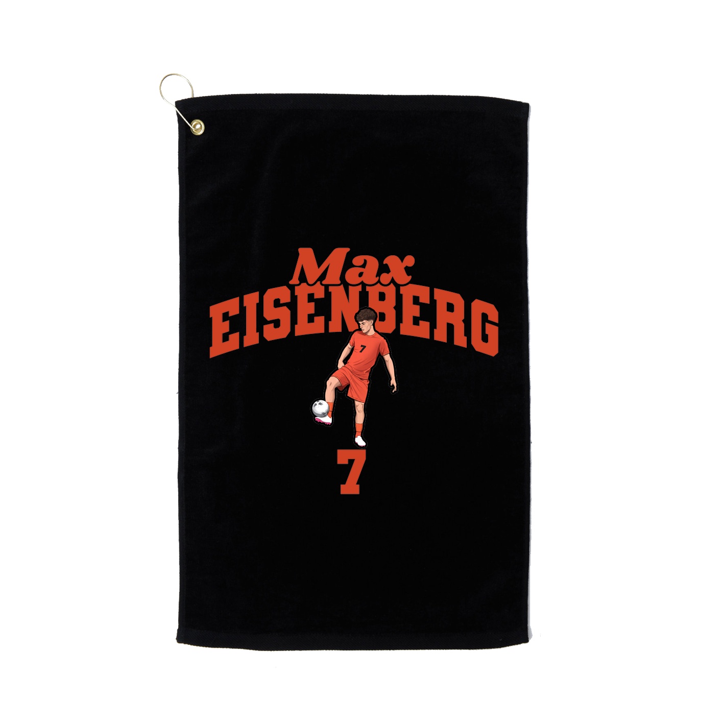 Golf Towel — Signature Arch in Black