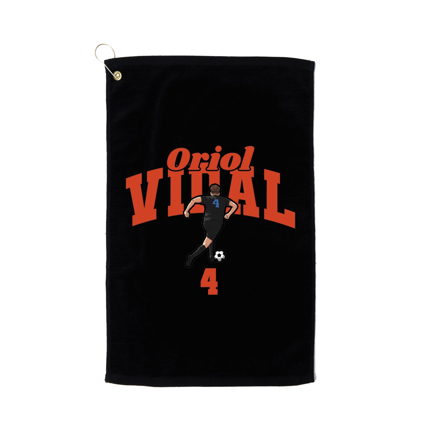 Golf Towel — Signature Arch in Black