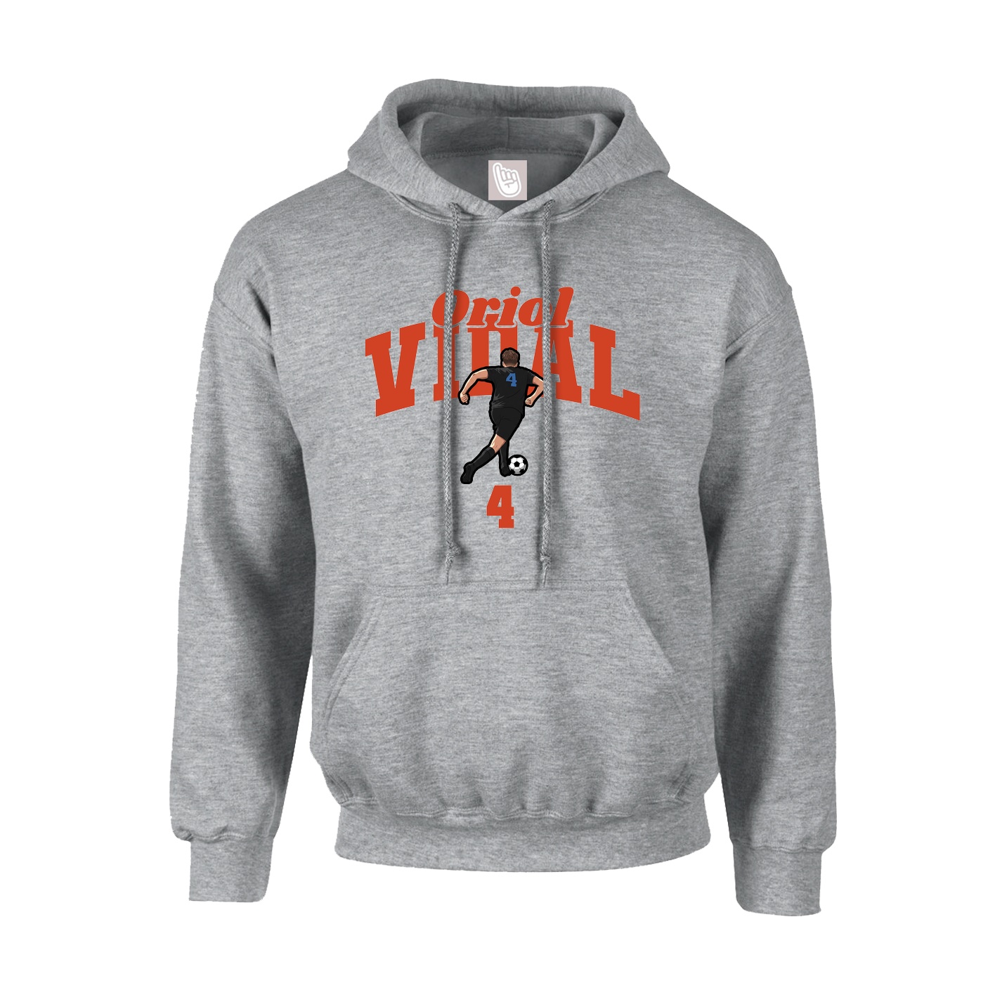 Hoodie — Signature Arch in Grey