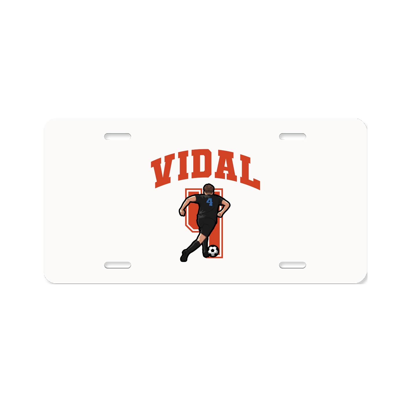 License Plate — Number in Classic