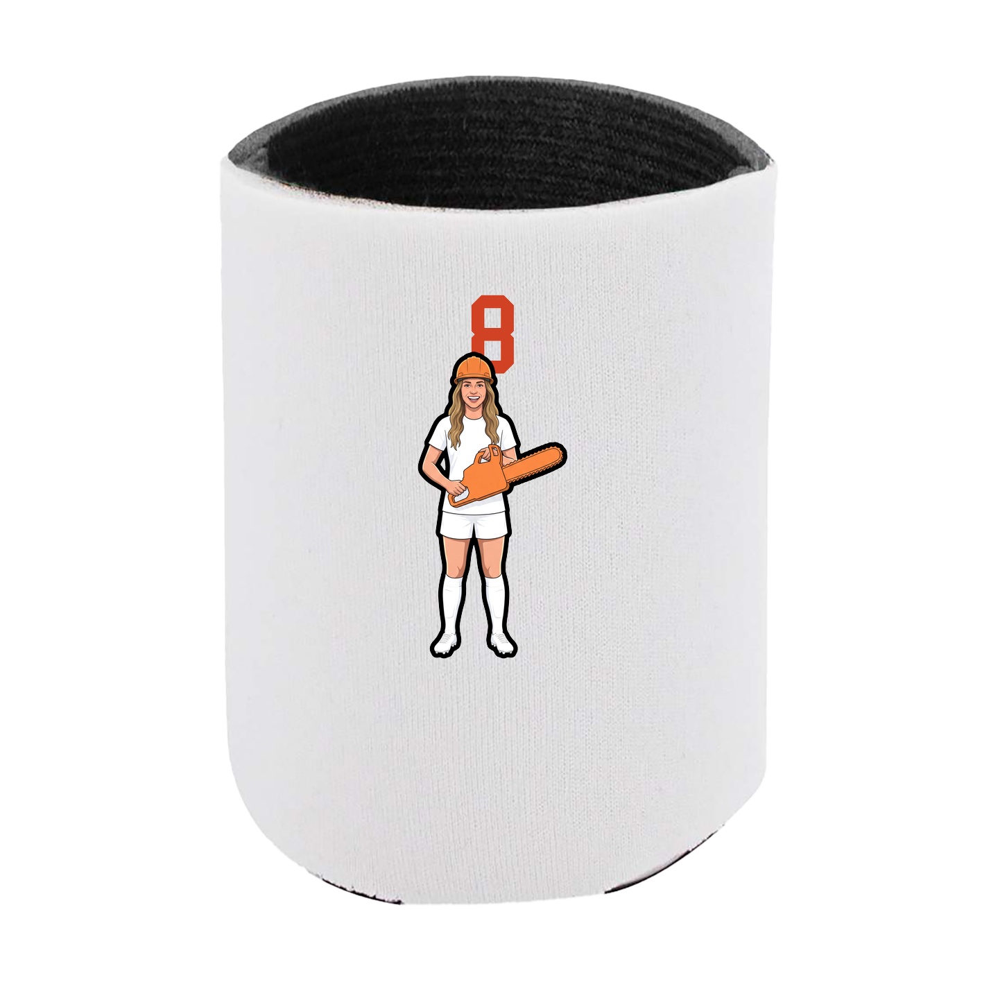 Can Holder — Number Top in White