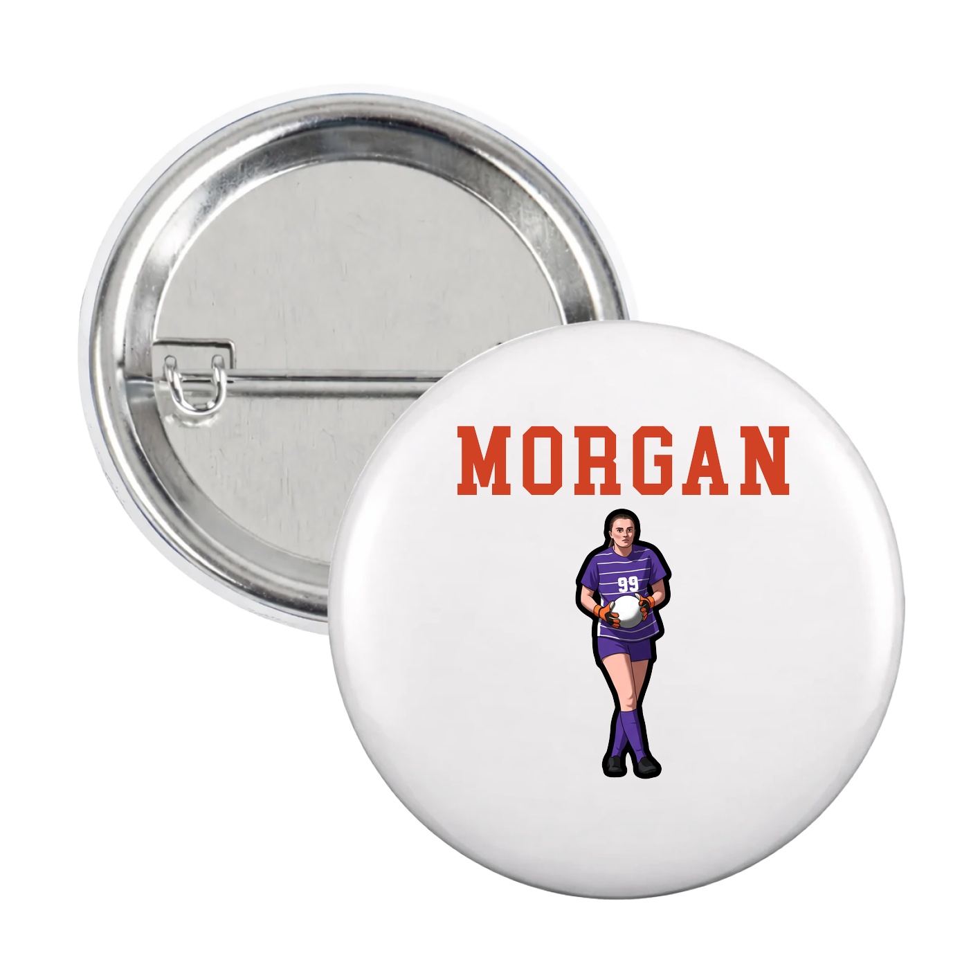 Game Day Button — Shirsey in White