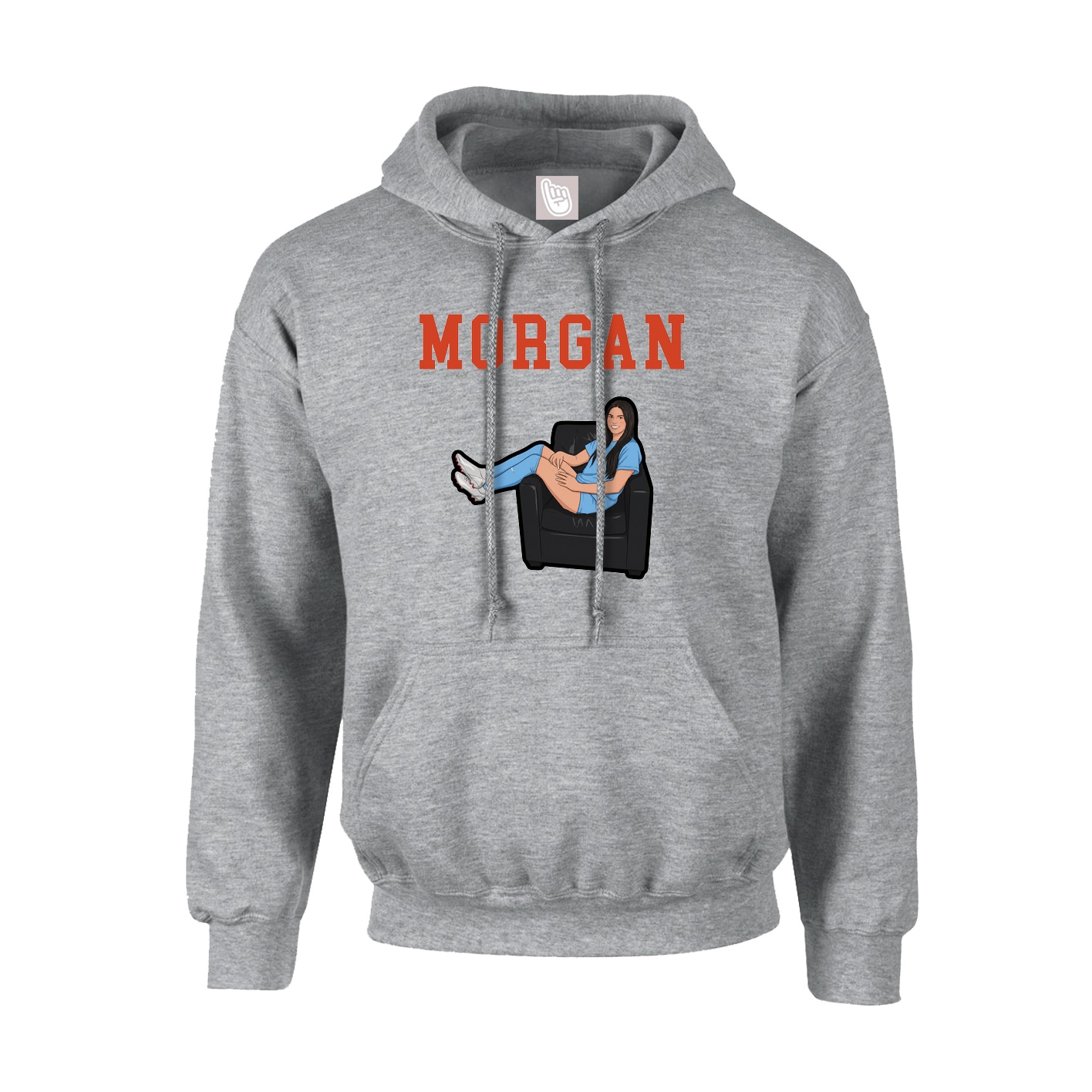 Hoodie — Shirsey in Grey