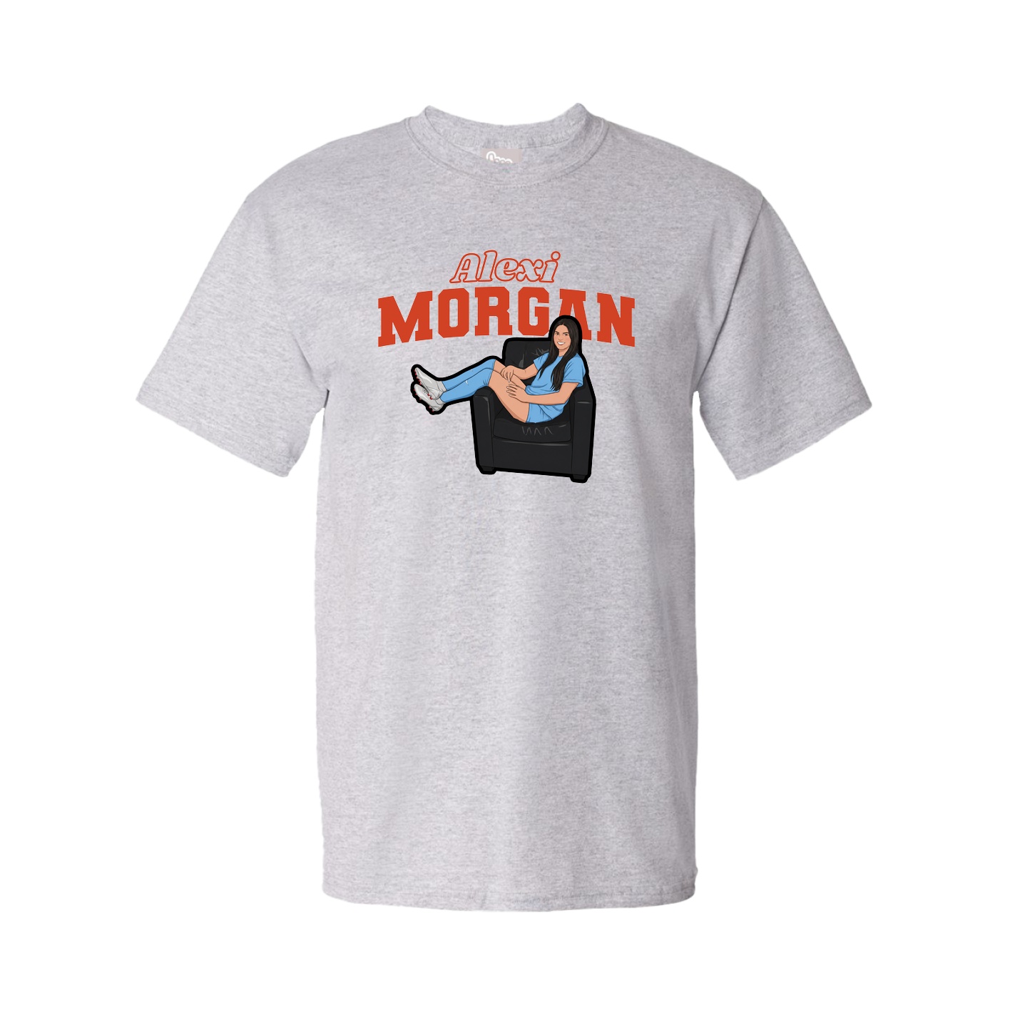 Tee — Name Arch in Grey