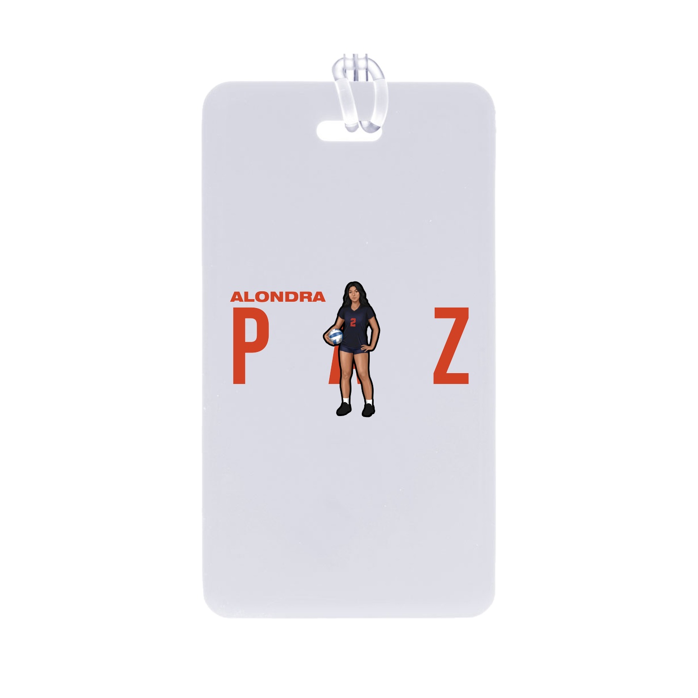 Bag Tag — Player Name in Classic