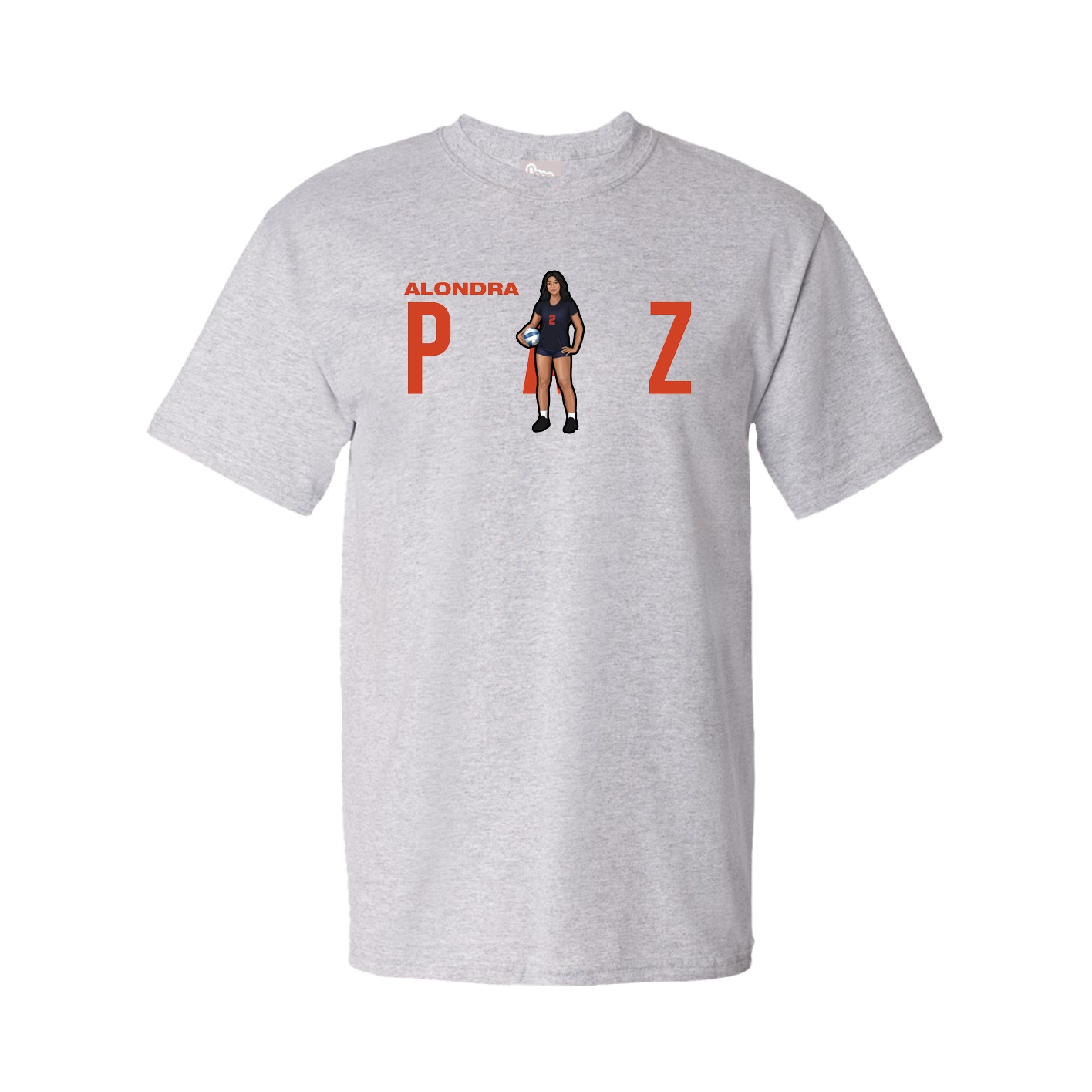 Youth Tee — Player Name in Grey