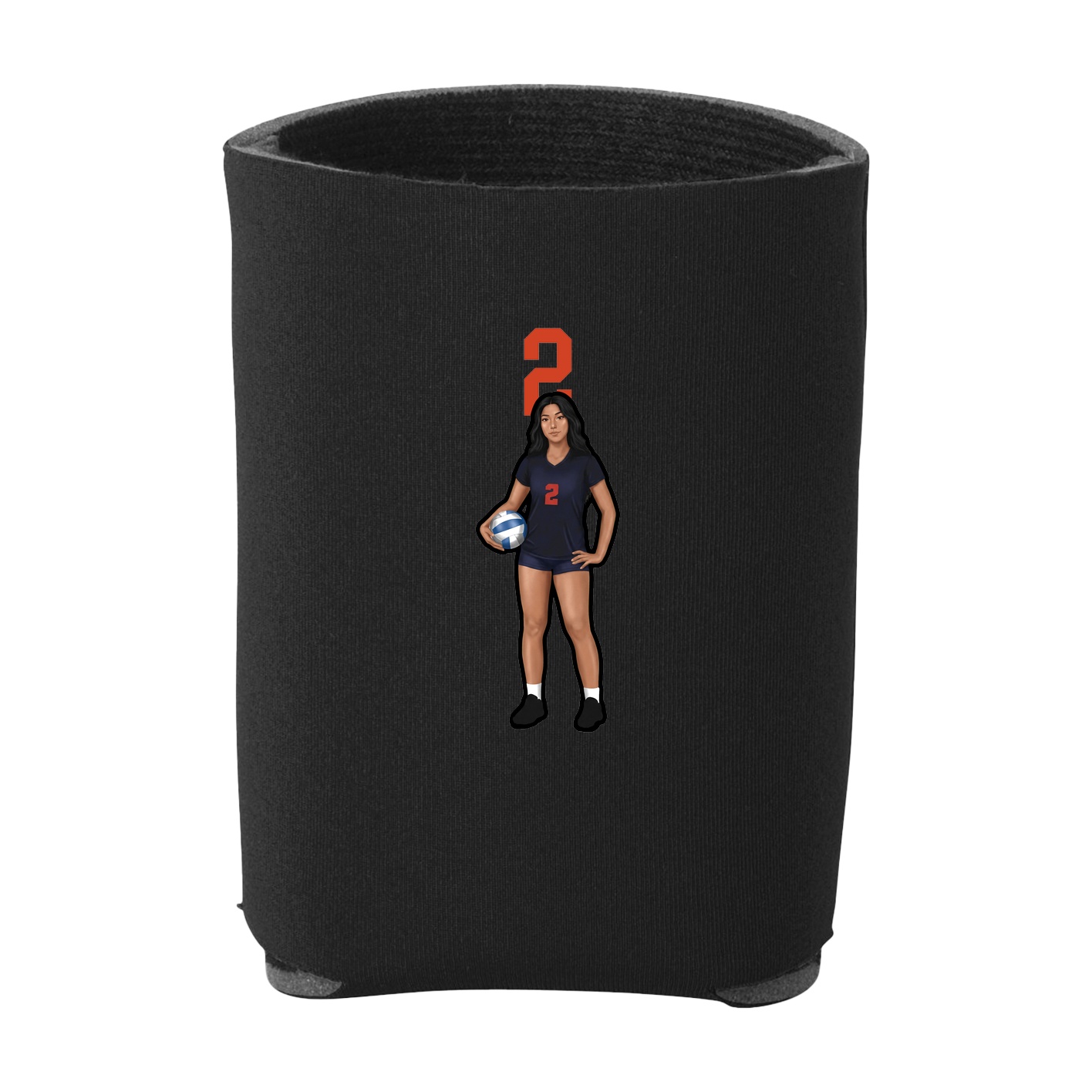 Can Holder — Number Top in Black
