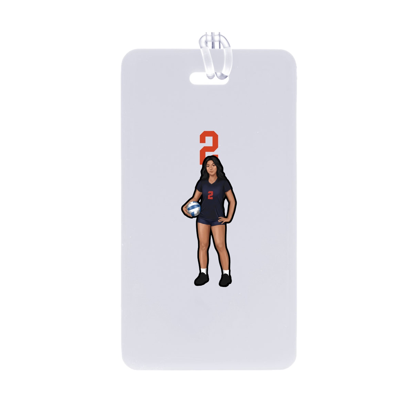 Bag Tag — Number Top in Classic