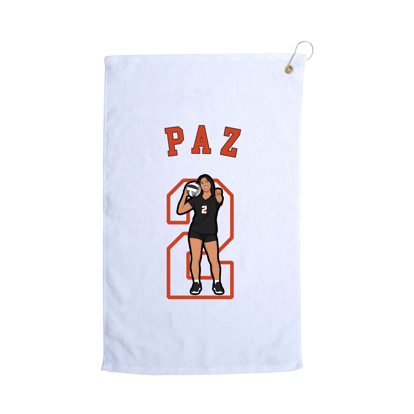 Golf Towel — Shirsey Arch in White
