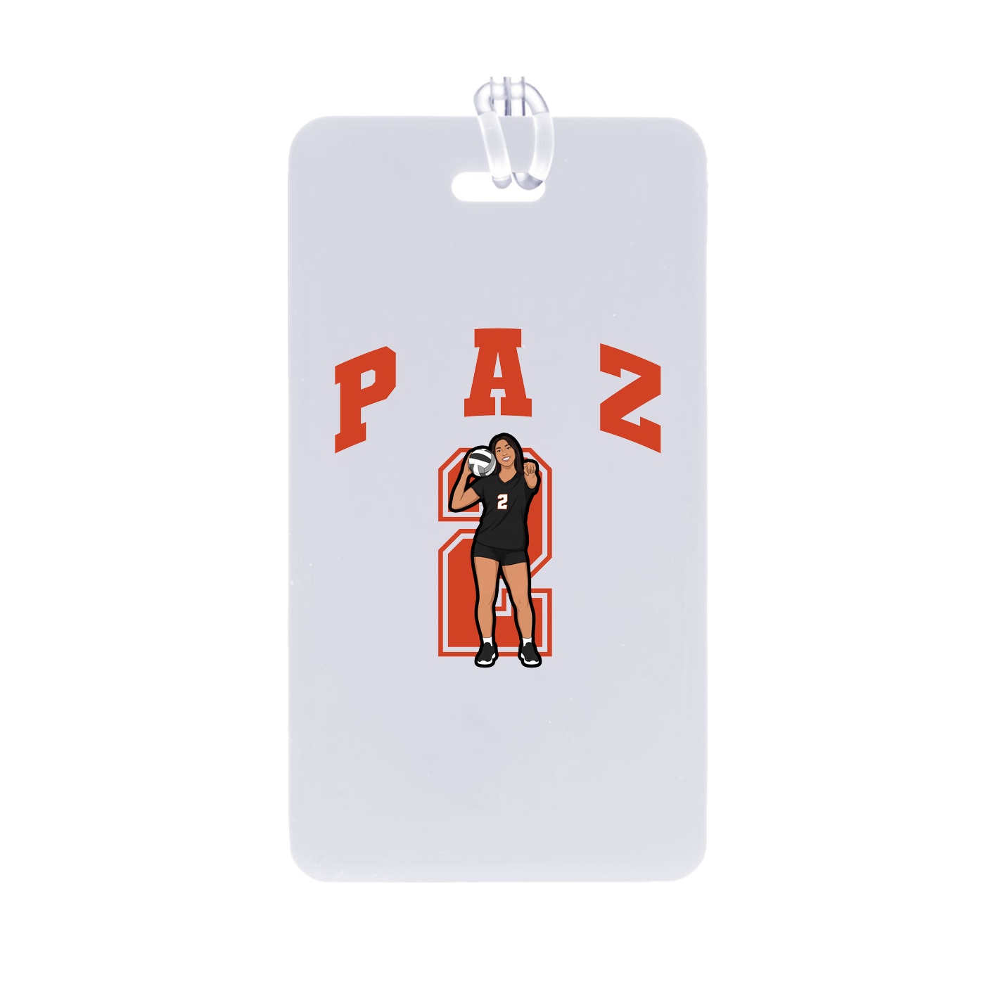 Bag Tag — Number in Classic