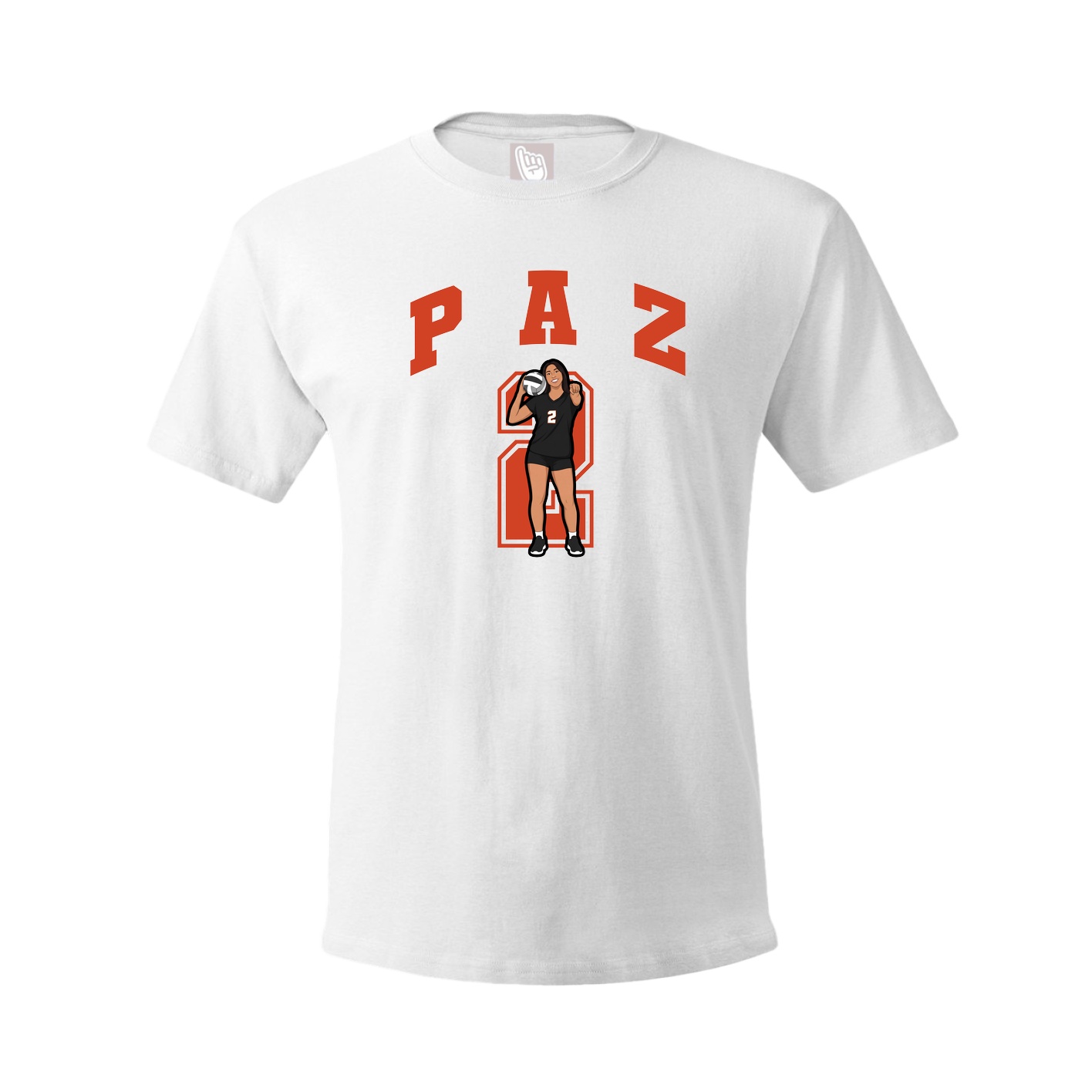 Tee — Number in White