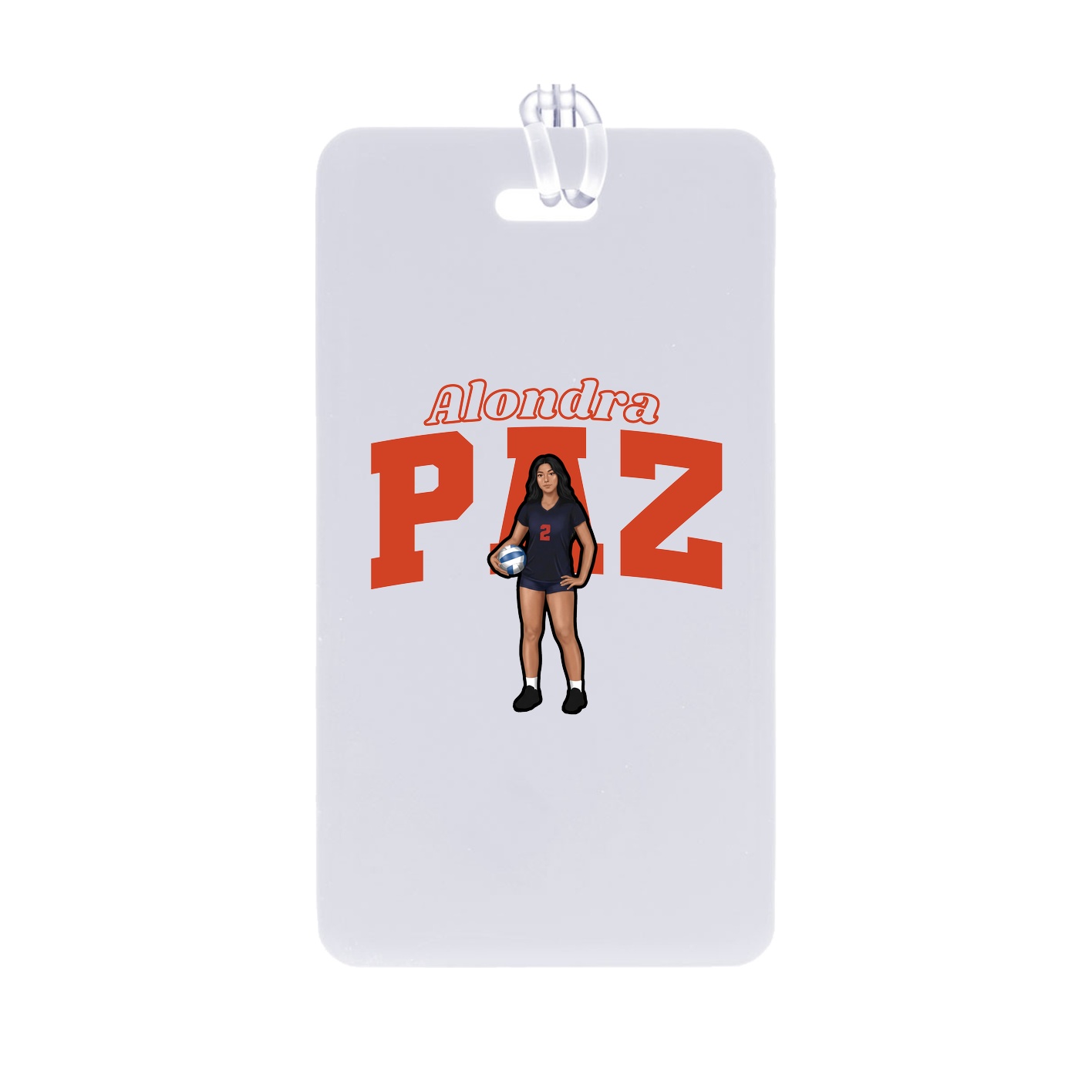 Bag Tag — Name Arch in Classic