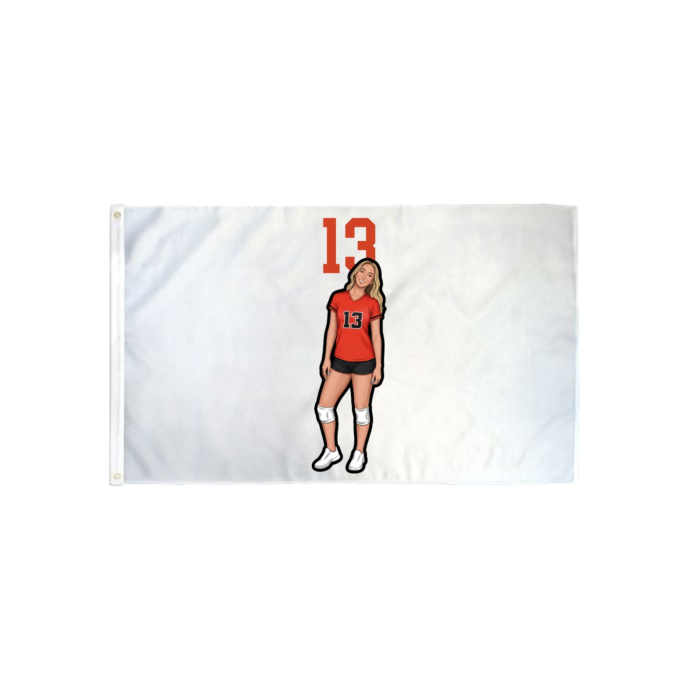 3x5 Flag — Number Top in Classic