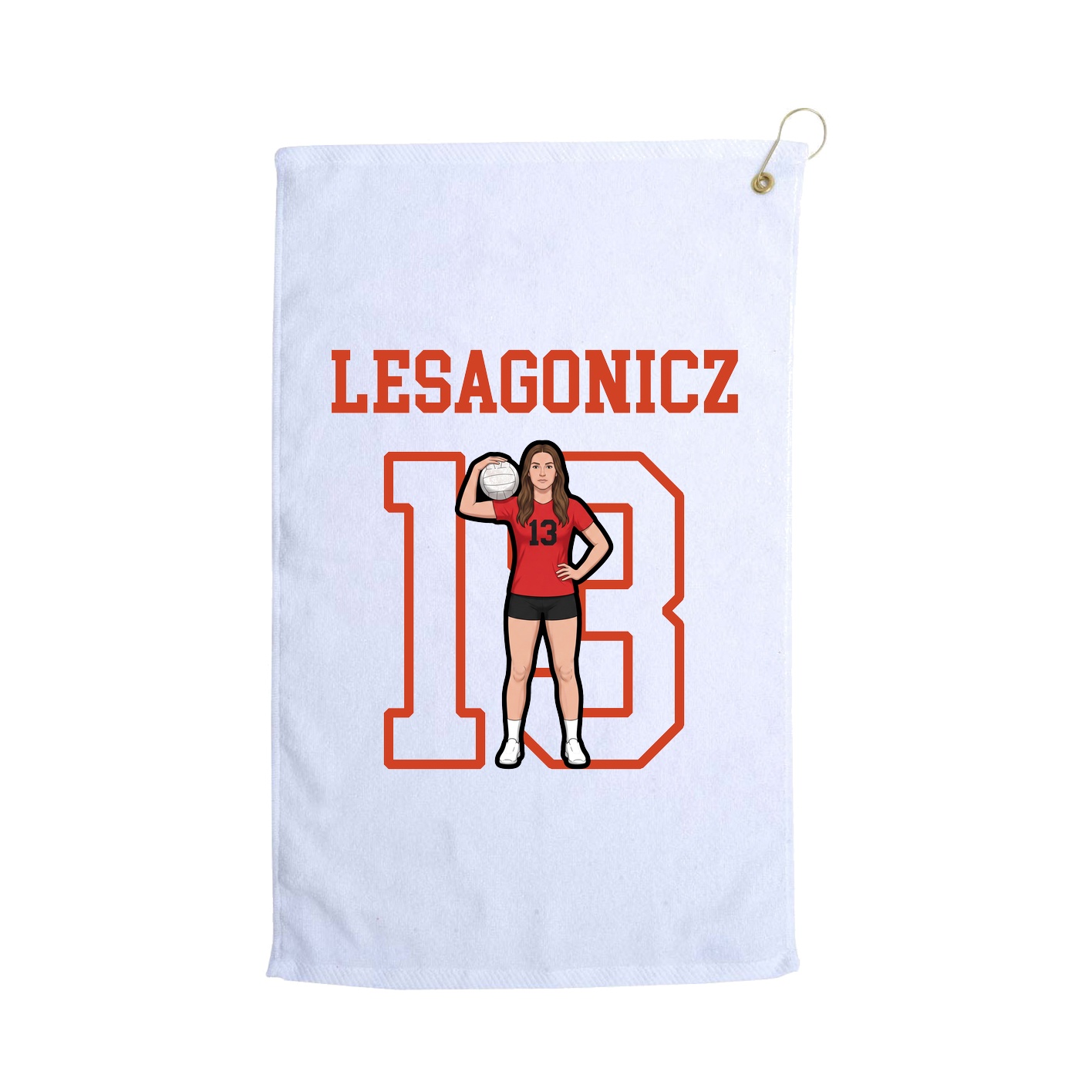 Golf Towel — Shirsey in White