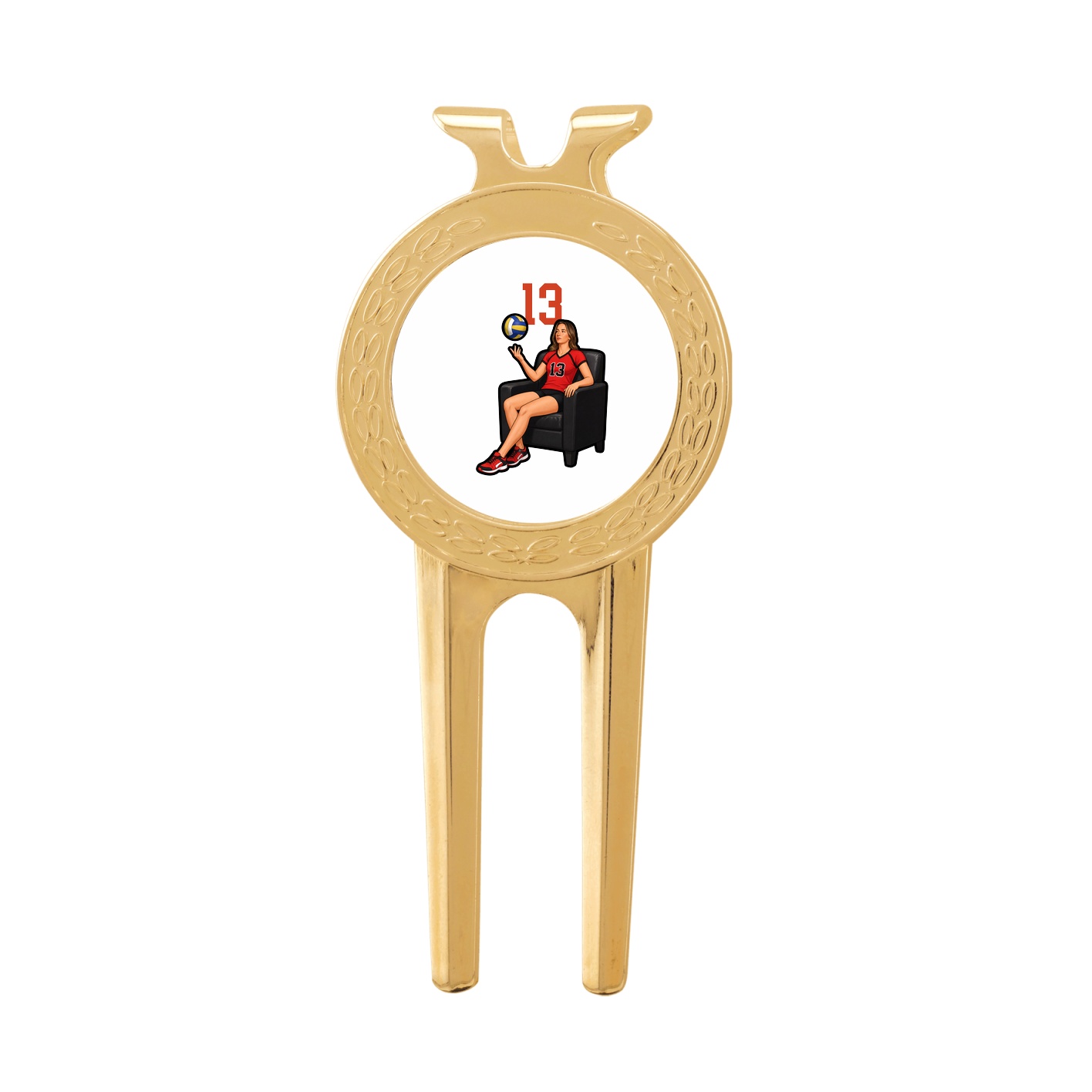 Divot Tool with Ball Marker — Number Top in Classic