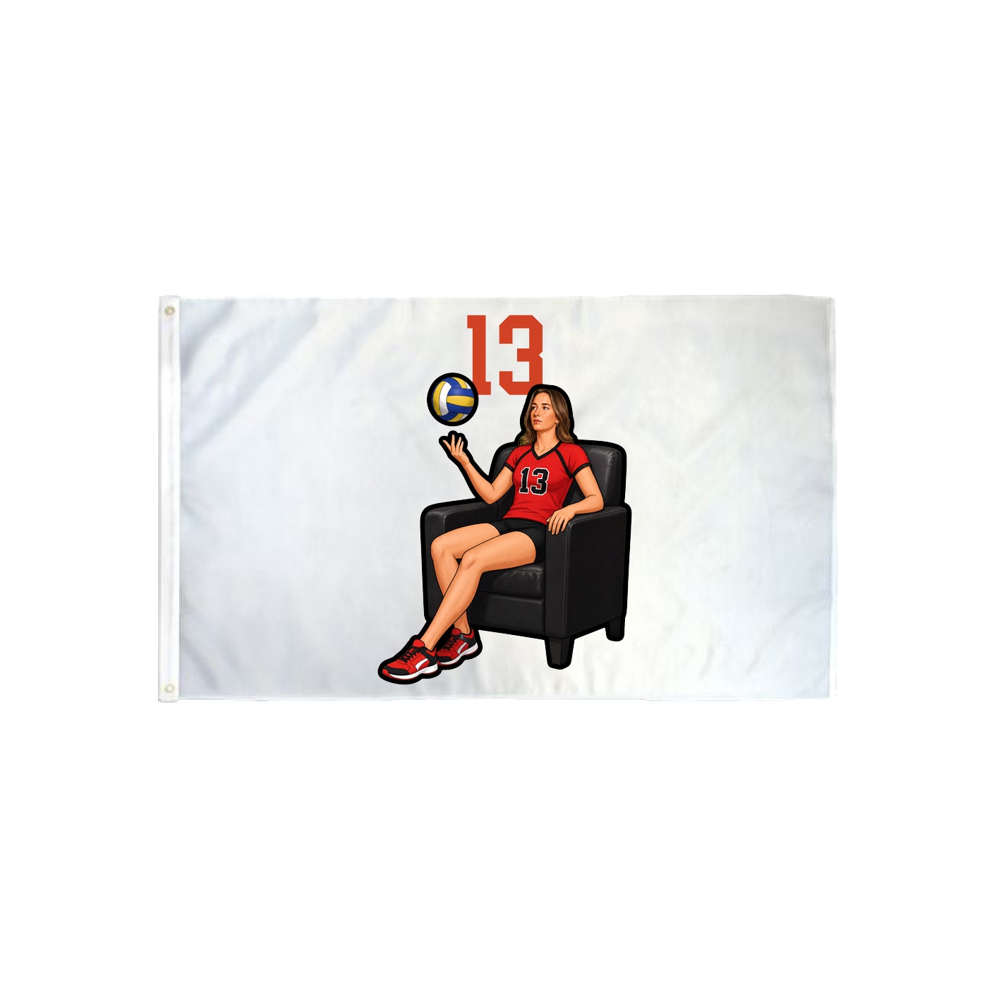 3x5 Flag — Number Top in Classic
