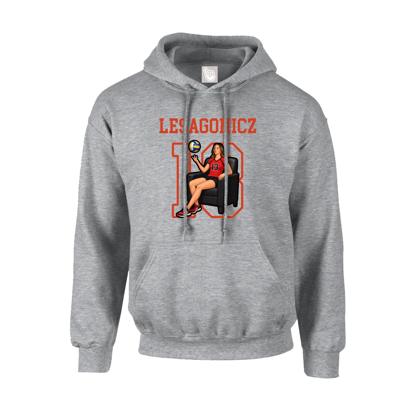 Hoodie — Shirsey in Grey