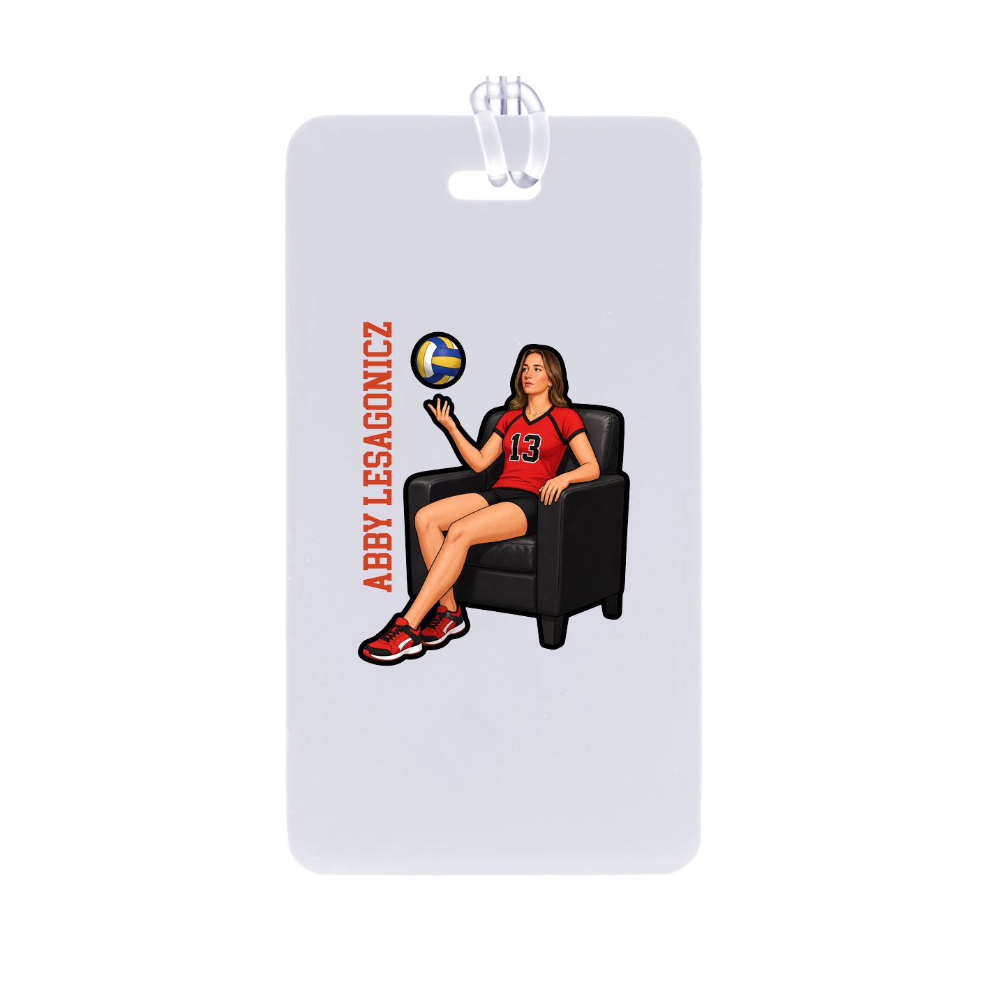 Bag Tag — Name Vertical in Classic