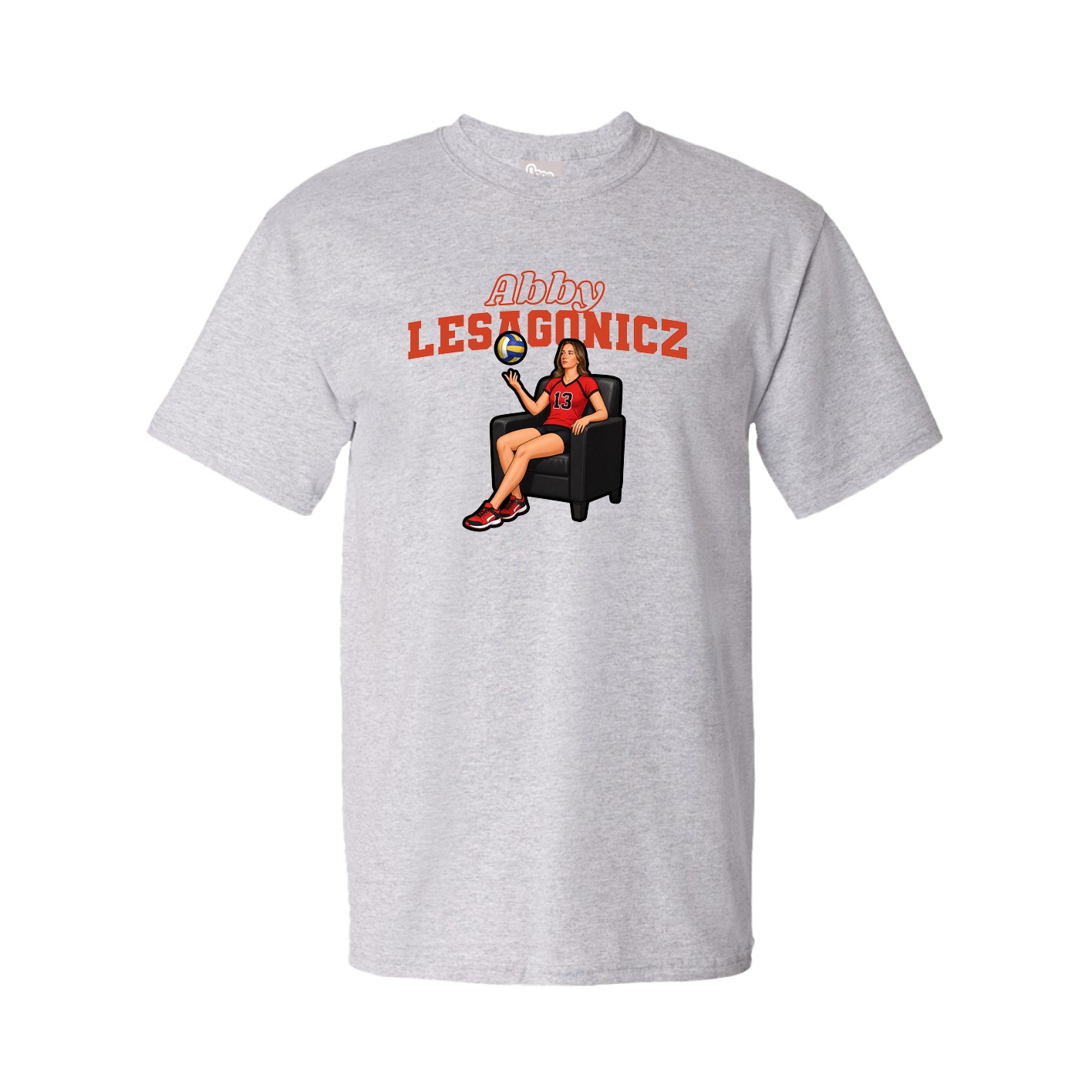 Youth Tee — Name Arch in Grey