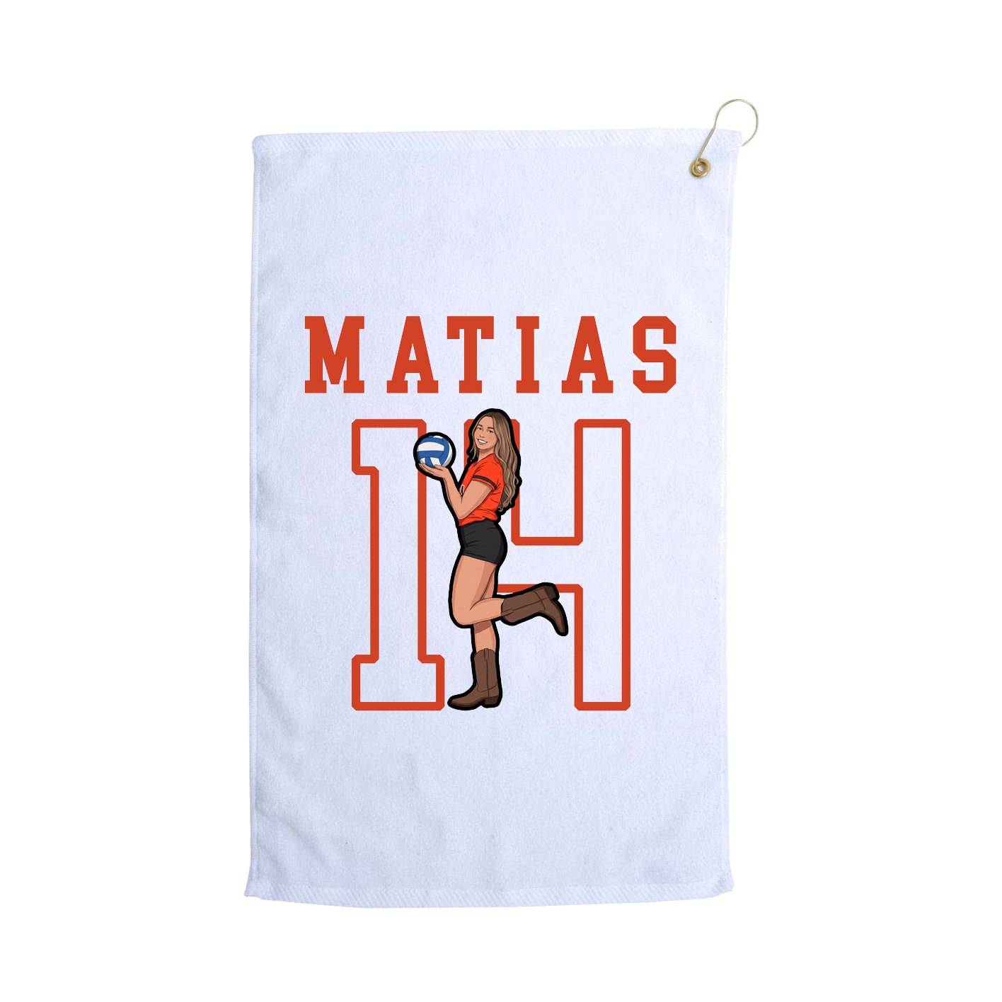 Golf Towel — Shirsey in White