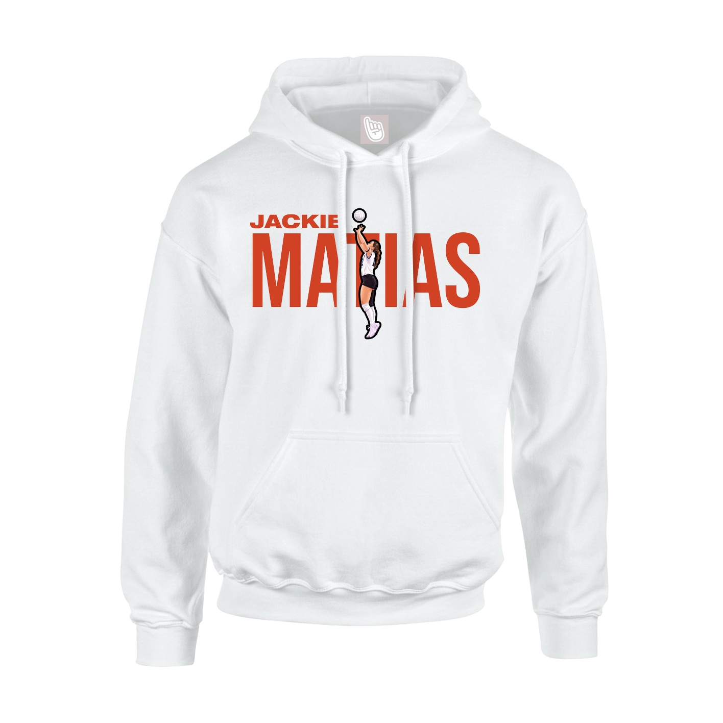 Hoodie — Player Name in White