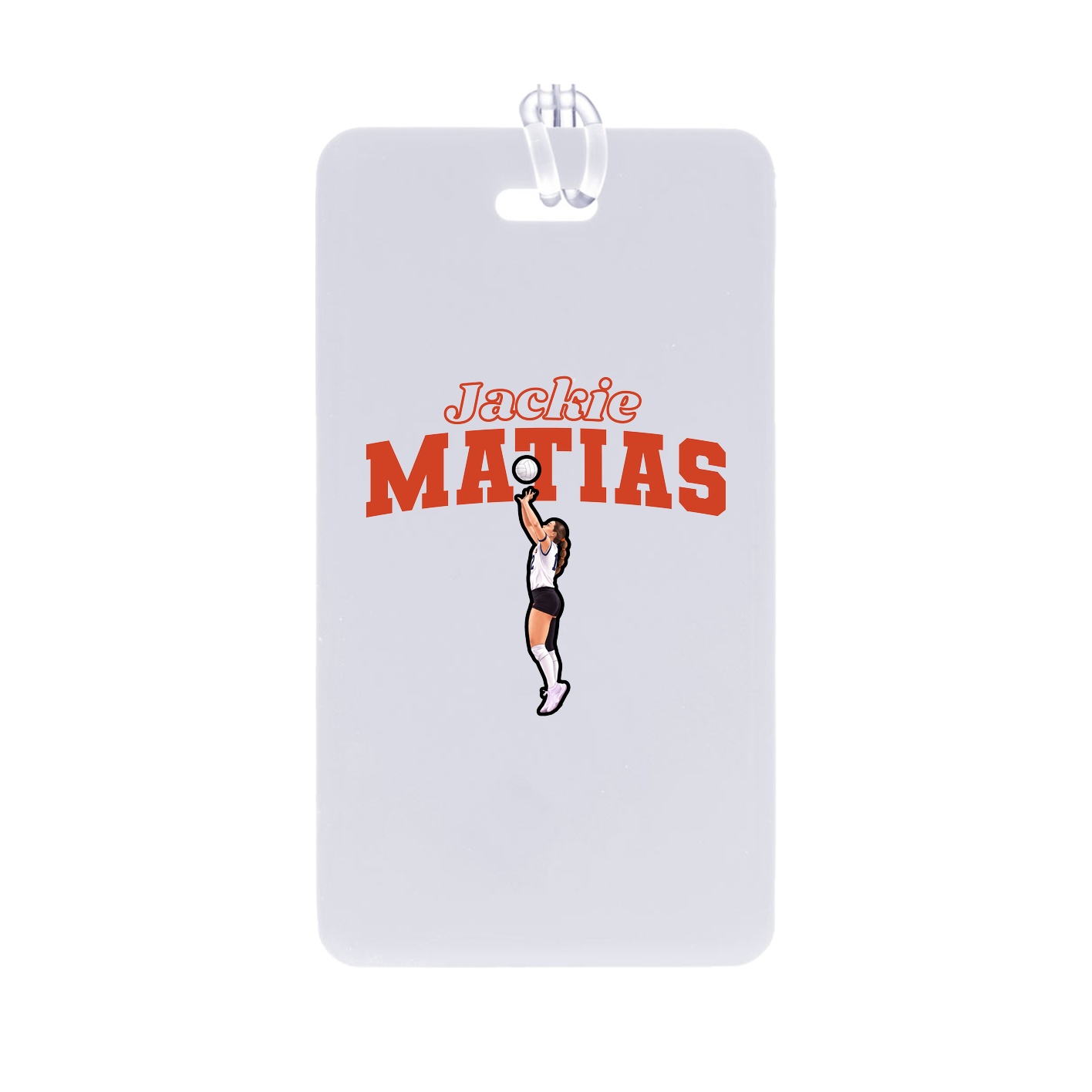 Bag Tag — Name Arch in Classic