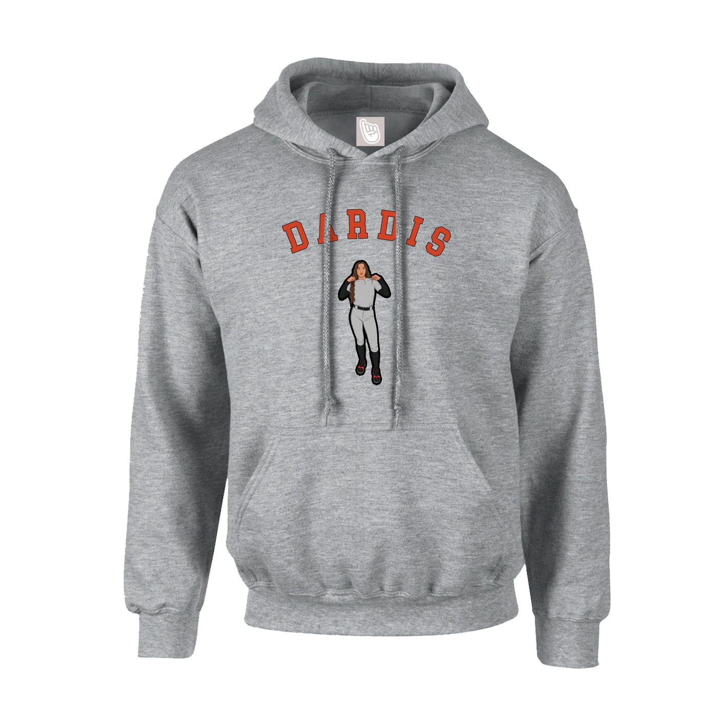 Hoodie — Shirsey Arch in Grey