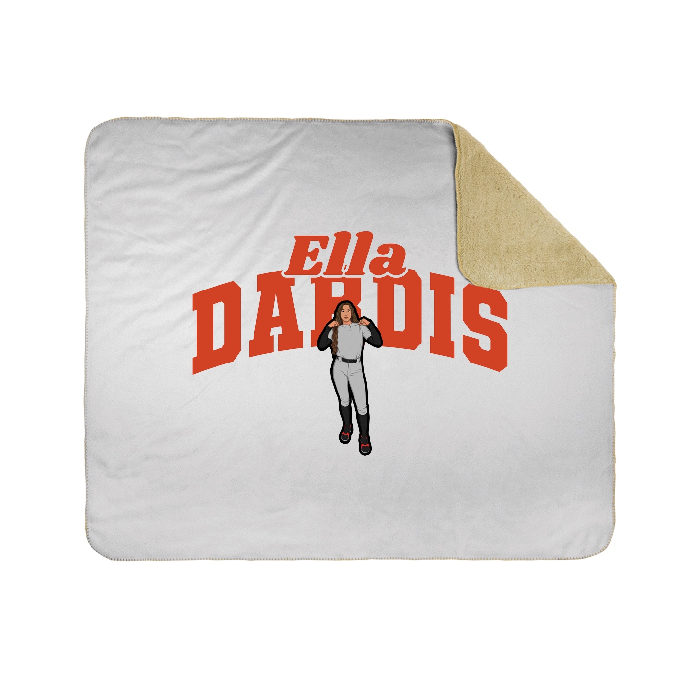 Throw Blanket — Signature Arch in White