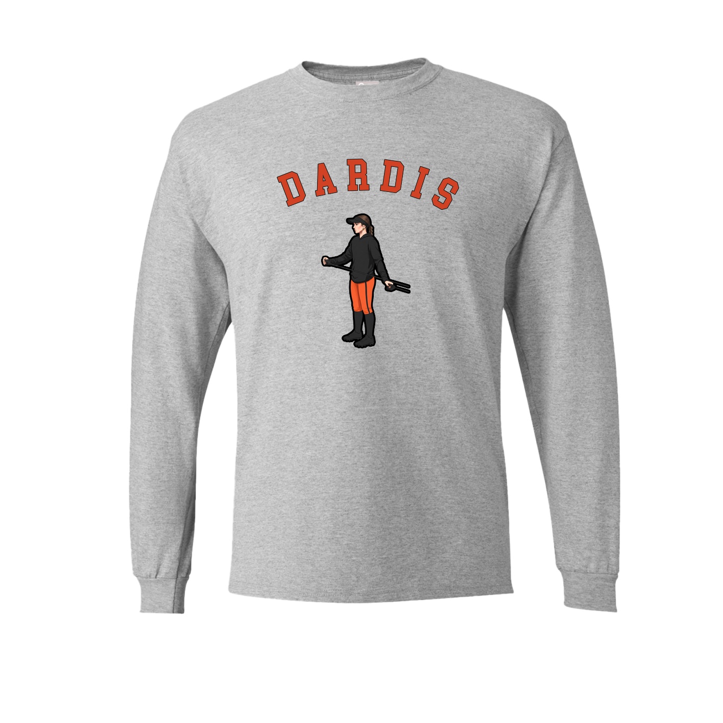 Long Sleeve Tee — Shirsey Arch in Grey