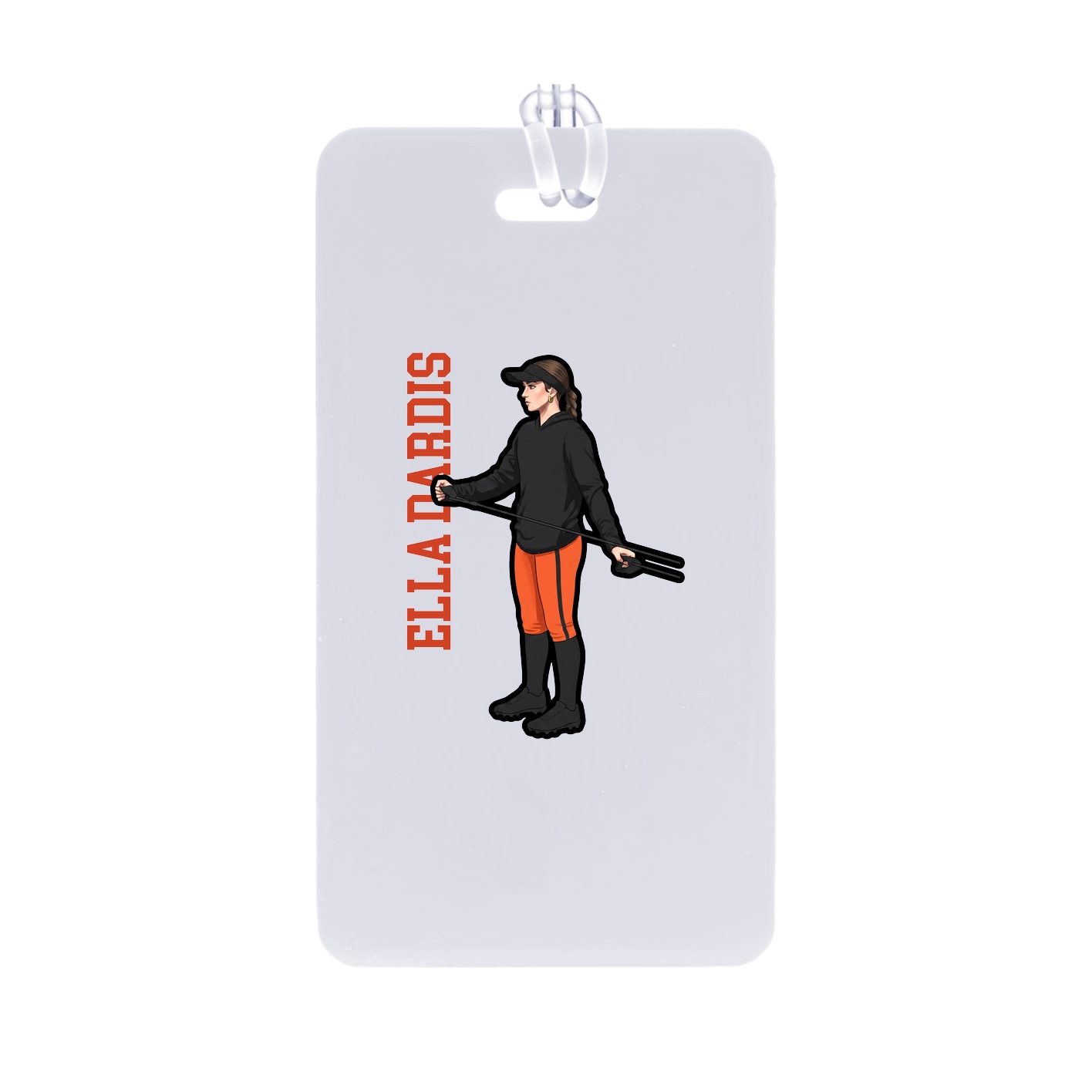 Bag Tag — Name Vertical in Classic