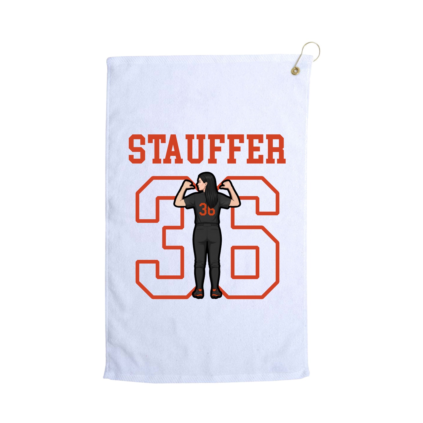 Golf Towel — Shirsey in White