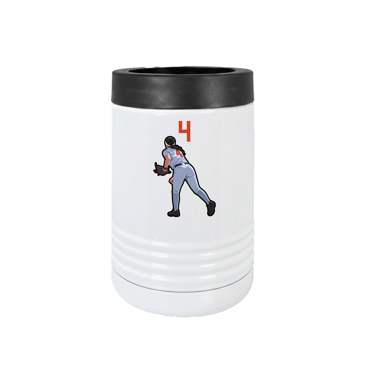 Beverage Holder — Number Top in White