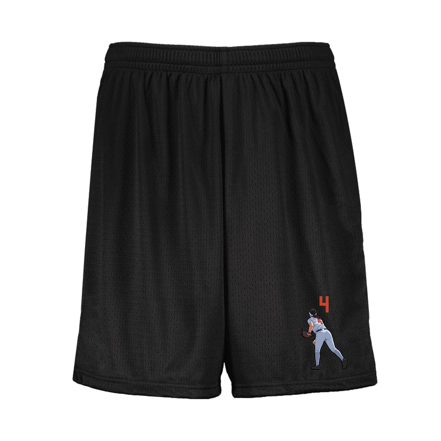 Shorts — Number Top in Black