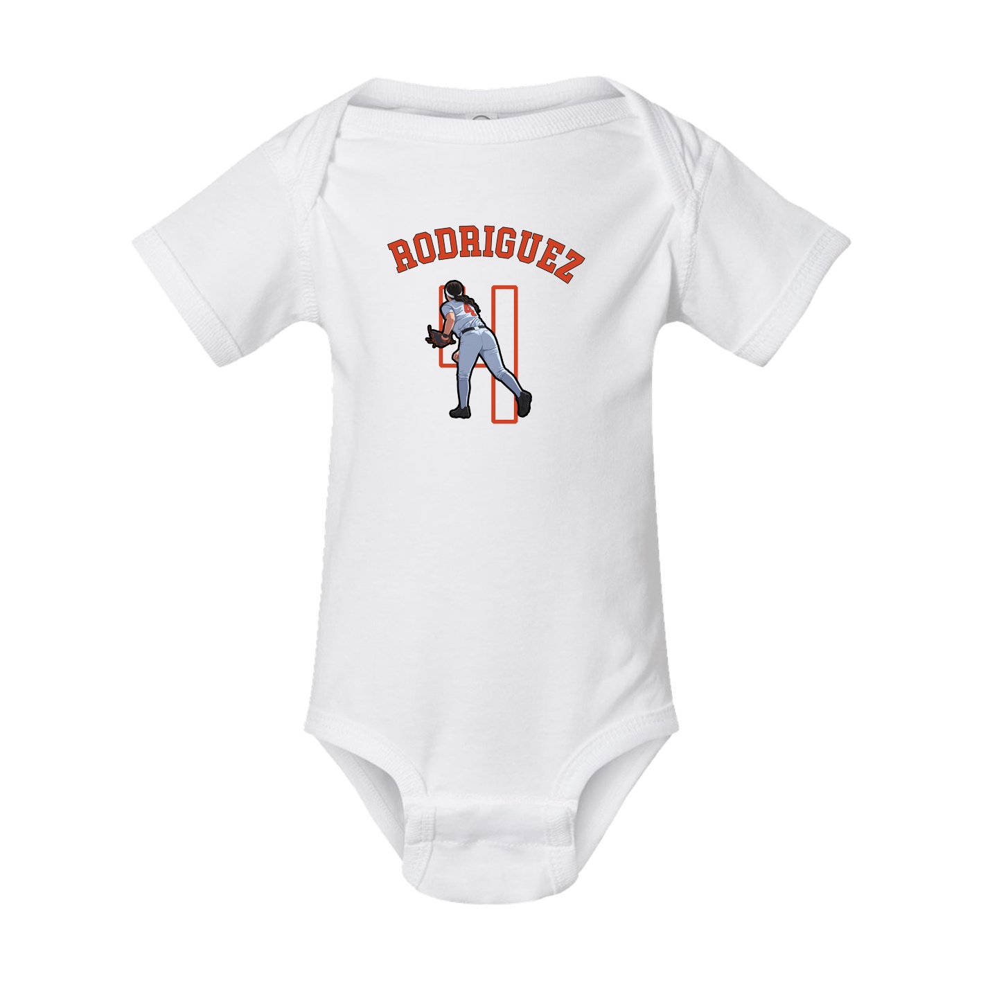 Baby Onesie — Shirsey Arch in White