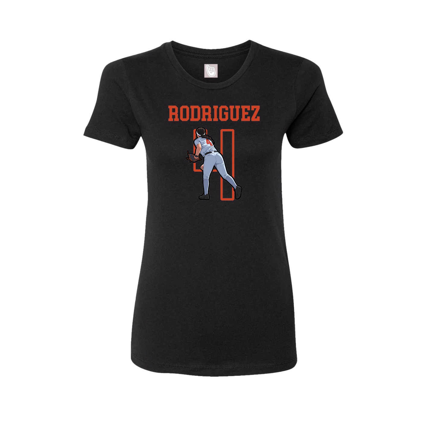 Fitted Women's Tee — Shirsey in Black