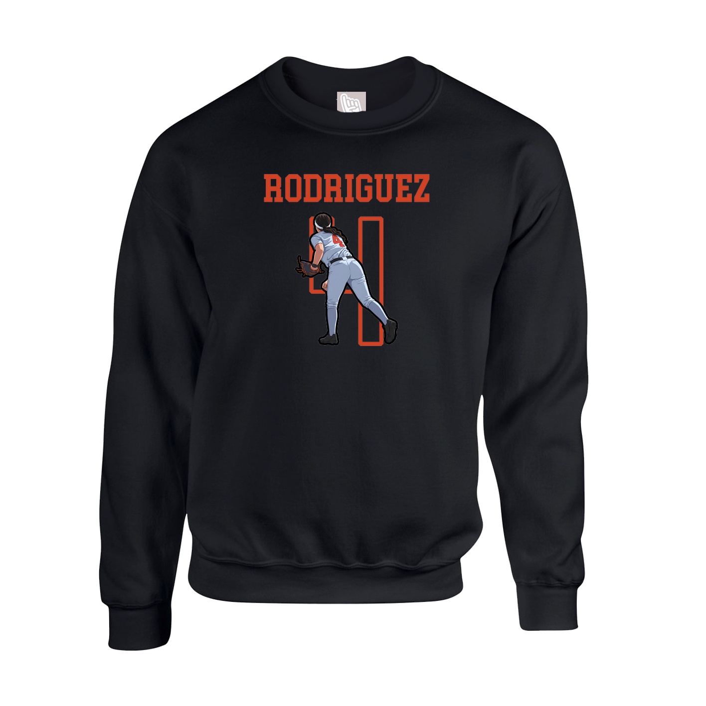 Fleece Crew — Shirsey in Black