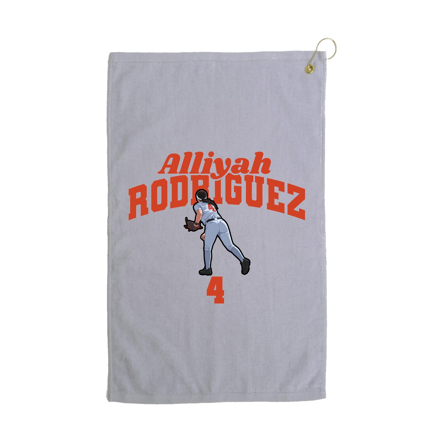 Golf Towel — Signature Arch in Grey