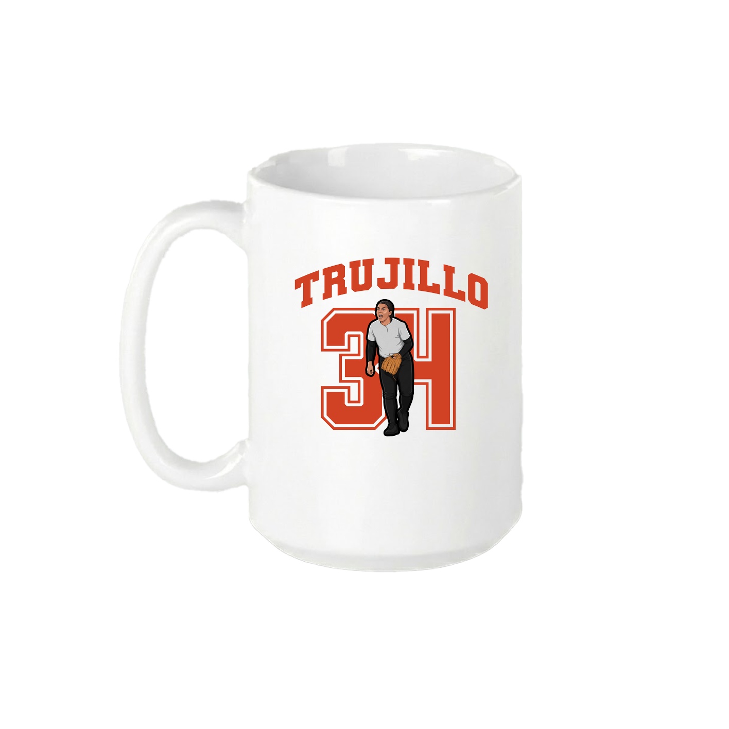 15oz Coffee Mug — Number in White