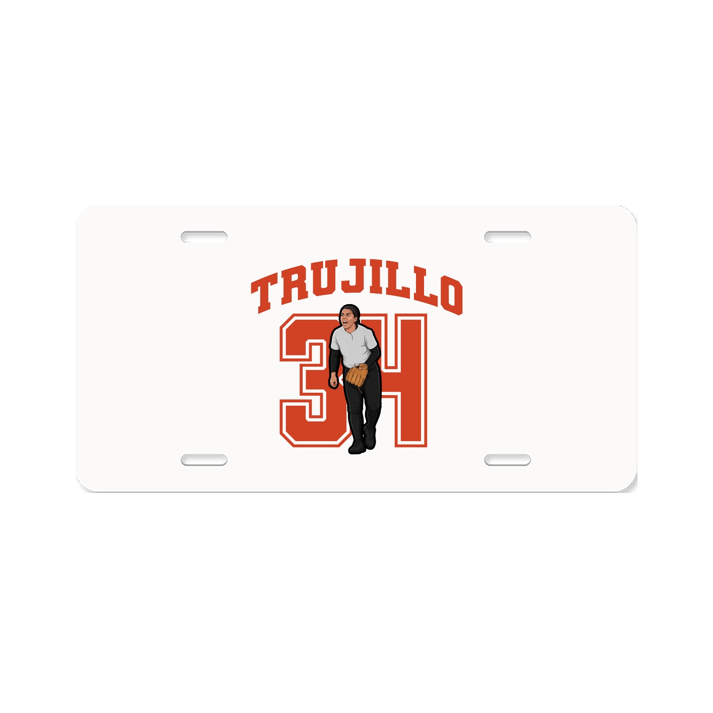 License Plate — Number in Classic