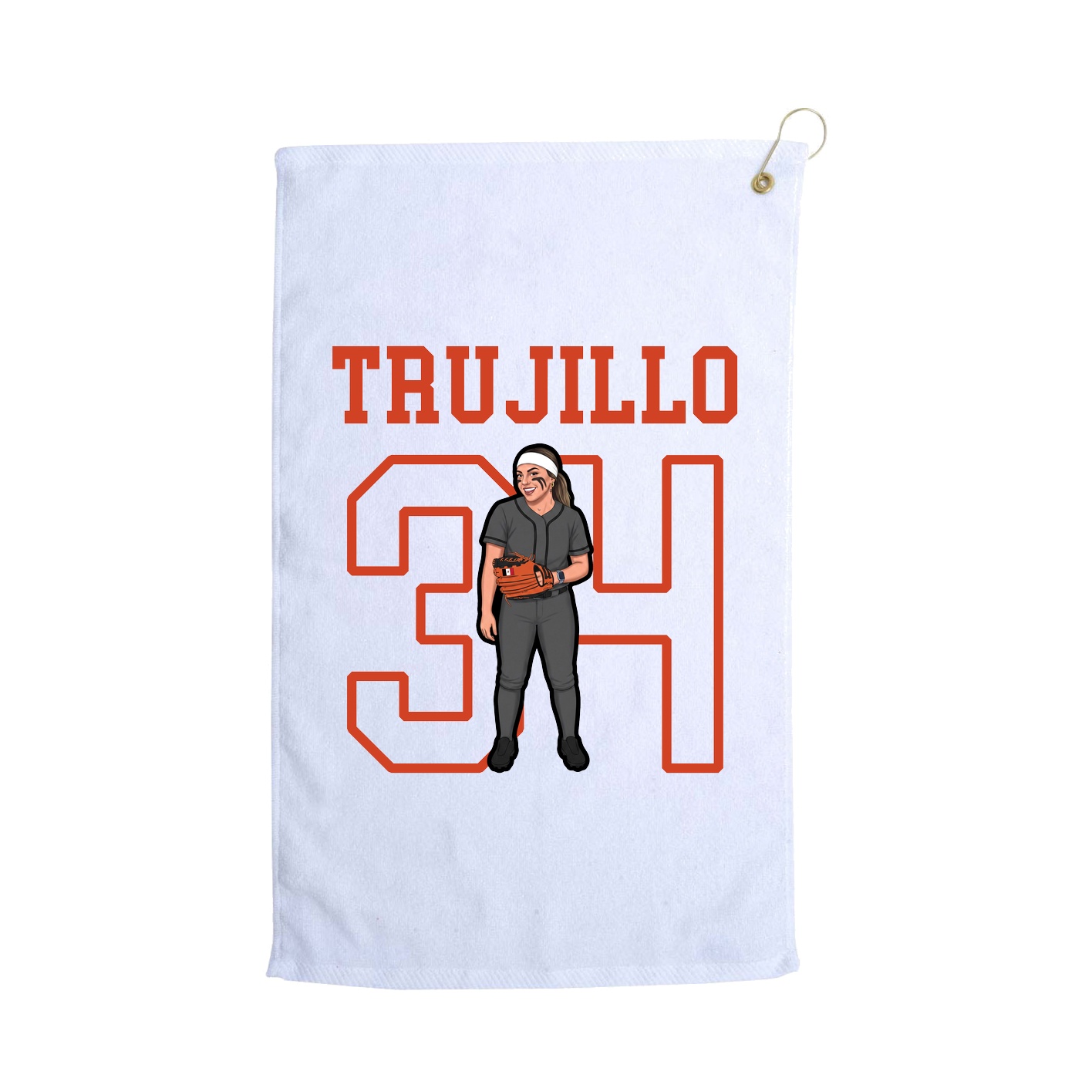 Golf Towel — Shirsey in White