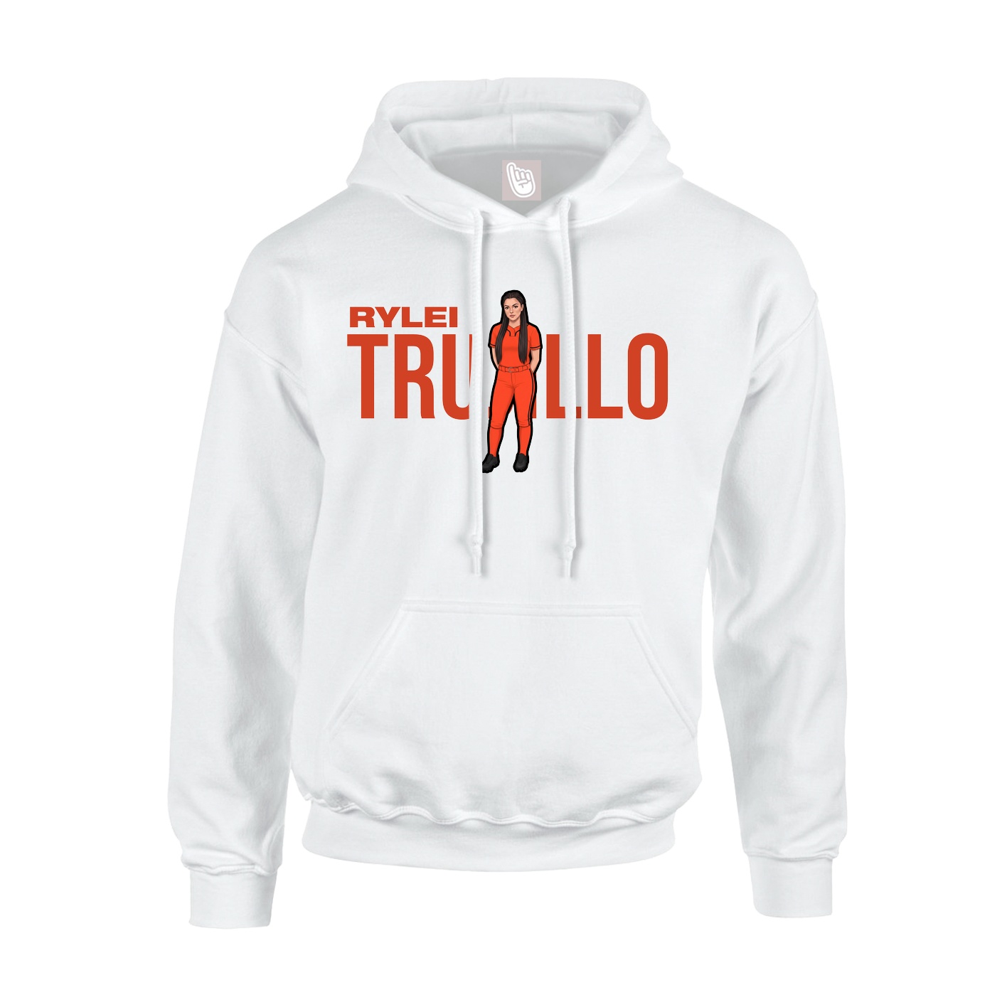 Hoodie — Player Name in White