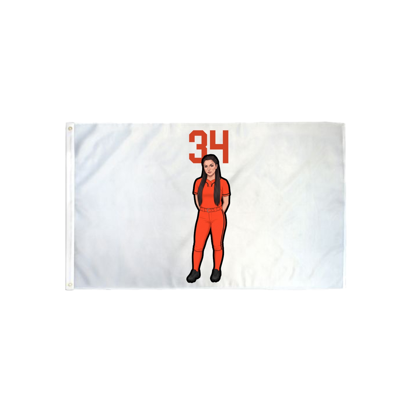 3x5 Flag — Number Top in Classic