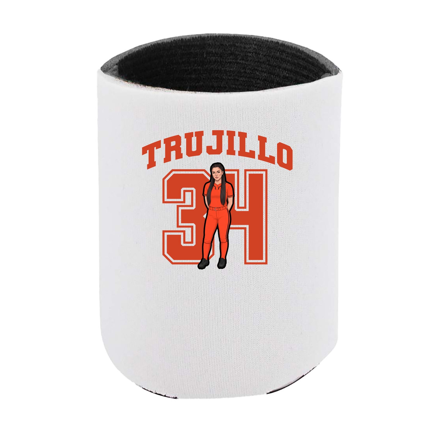 Can Holder — Number in White