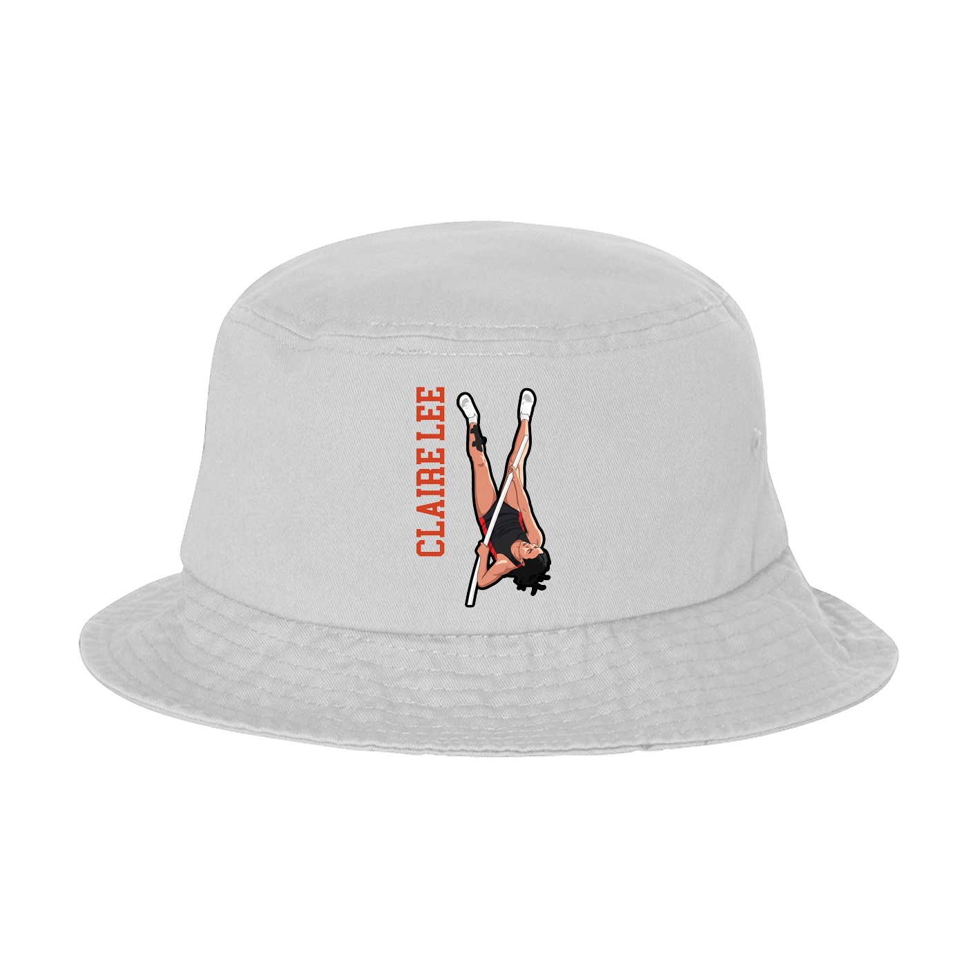 Bucket Cap — Name Vertical in White