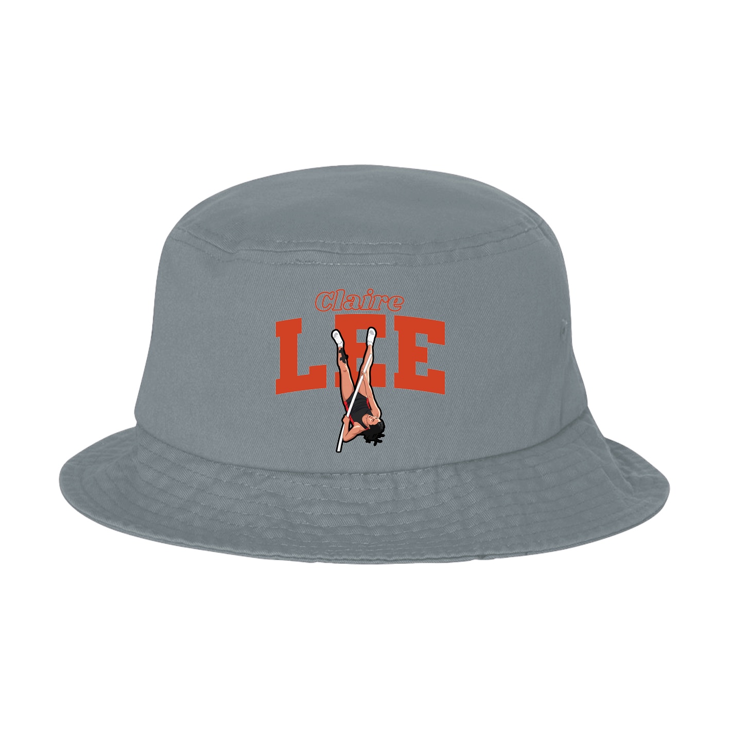 Bucket Cap — Name Arch in Grey