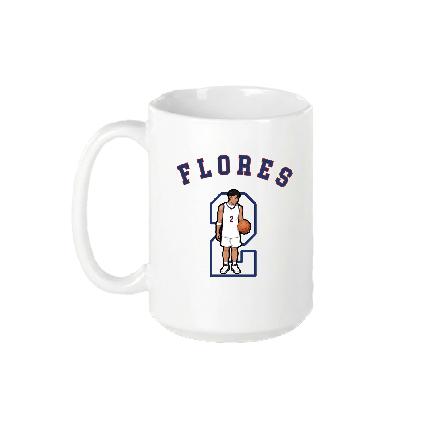 15oz Coffee Mug — Shirsey Arch in White