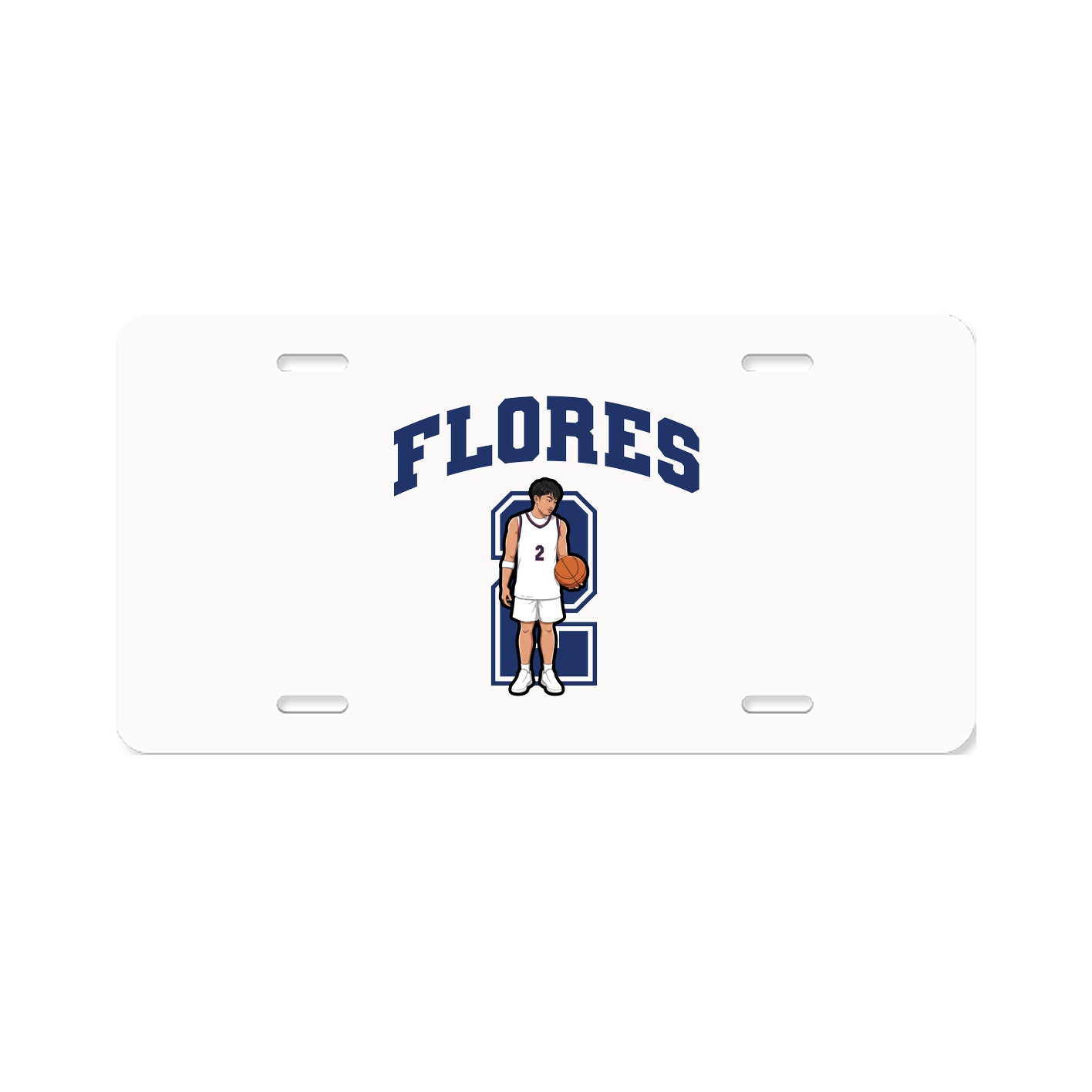License Plate — Number in Classic
