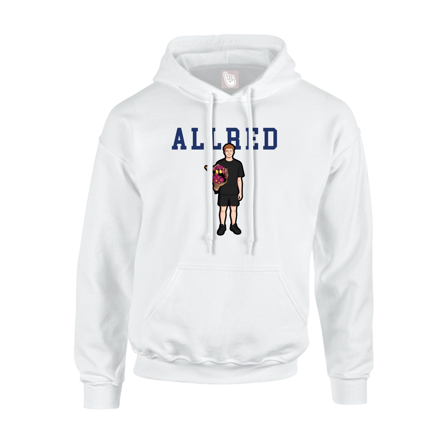 Hoodie — Shirsey in White